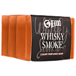 Beardo Whisky Smoke Luxury Perfumed Soap - For Men 75 g (Pack of 3)