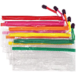 Creative Space Transparent Plastic Pencil Pouch Multi-Purpose 1 pc