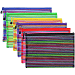 Creative Space Pencil Stationery Pouch With Zipper Lock For School Kids, Boys & Girls 1 pc