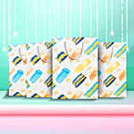 Untumble Return Gift Paper Bag - Small, For Birthday, Baby Shower, House Warming, Anniversary, Wedding Occasions 4 pcs