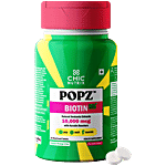 Chicnutrix Popz Biotin Tablets For Stronger & Thicker Hair, Orange Lime Bottle 30 pcs