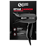 Beardo Style Cannon 1000W Hair Dryer With ThermoProtect, 2 Temperature Settings & Concentrator Nozzle For Men 1 pc