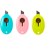 Deli E2050 Pocket-Friendly Mini Cutter - Assorted Colour 1 pc 