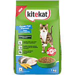 Kitekat Kitten 2-12 Months Dry Cat Food - Ocean Fish Flavour 1 kg Pouch