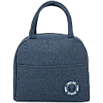 JBG Home Store Lunch Bag - Aluminum Foil Insulated, Leak Proof, Blue 1 pc