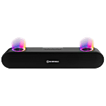 Nu Republic Party Box 16 Bluetooth Speaker - Soundbar With X-Bass Technology, Upto 10 Hrs Playtime, Multiple RGB LED Lights, 16 W Output, 2.0 Channel, Black 1 pc