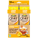 Tata Tea Gold Lemon & Honey Flavour Instant Liquid Tea Premix 180 ml (10 Sachets x 18 ml)