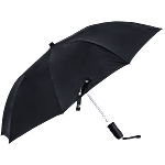 bb home 2 Fold Auto-Open Umbrella - With Fabric Cover, Black, UV Protection Coating 1 pc