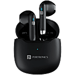 Portronics Harmonics Twins S12 Smart TWS Earbuds - Black 1 Unit
