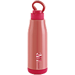 Nakoda Kids PU Insulated Water Bottle, Camo, Pink 600 ml 