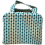 Hoom Lunch Bag - With Aluminium Insulation, Check Print, Green 1 pc