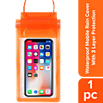 Unitribes Waterproof Mobile Rain Cover - With 3 Layer Protection, Assorted Colour 1 pc