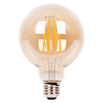 Desidiya Edison Tungsten Filament G80 4W E27 LED Bulb Warm White 1 pc