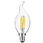 Desidiya Dimmable 4 Watts LED Filament Bulb Warm White 1 pc