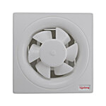 Lifelong 25 Cm Exhaust Fan - Strong Air Suction, For Kitchen/Bathroom, Rust Proof Body, Dust Protection Shutters, LLEF10, White 1 pc