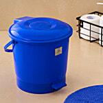 Laplast Pedal Plastic Dustbin/Garbage Bin - Blue 8 L