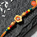 Daivya Sparsh by bigbasket Floral Beaded Rakhi 1 pc