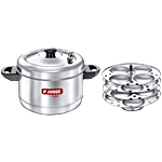 Judge by Prestige Stainless Steel Idli Cooker - 4 Plates 1 pc