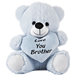 Dimpy Stuff "Love You Brother" Teddy Bear - Light Blue, 25 cm 1 pc