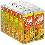 Real Fruit Power Mixed Fruit Juice 135 ml (Pack Of 10)