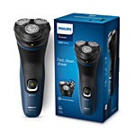 Philips Electric Shaver - Wet & Dry Shave, 3D Floating Heads, 27 Self Sharpening Blades, Cordless, Waterproof S1151/03 1 pc