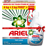 Ariel Matic Top Load Detergent Powder 4 kg (Get 2 kg + 500 ml Liquid Free)