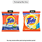 Tide Plus Double Power Detergent Washing Powder - Lemon & Mint 6 kg