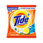 Tide Plus Double Power Detergent Washing Powder - Lemon & Mint 6 kg