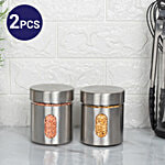 Femora Kitchen Storage Jars - With Glass Window 700 ml (Set of 2)
