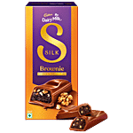 Cadbury Dairy Milk Silk Desserts Walnut Brownie Chocolate Bar 140 g