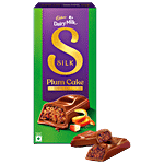 Cadbury Dairy Milk Silk Desserts Plum Cake Chocolate Bar 70 g