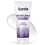 Sanfe Instant Tan & Dead Skin Removal Exfoliating Gel, Removes Dead Skin Body Scrub AHA Exfoliation 100 g