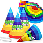 Party Propz Happy Birthday Caps - For Kids 5 pcs