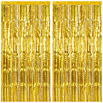 Party Propz Golden Foil Curtain 2 pcs