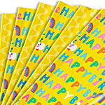 Party Propz Gift Wrapping Papers - Assorted Designs 6 pcs