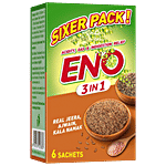 Eno  3 In 1 With Real Jeera, Ajwain & Kala Namak For Fast & Effective Relief From Acidity, Gas & Indigestion 30 g (6 Sachets X 5 g each)