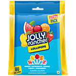 Jolly Rancher Lollipops Party Pack With Mango, Watermelon, Orange, Cherry, Strawberry Flavoured 76 g (8 Units x 9.5 g each)