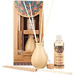 Iris Amogha Tulsi Camphor Reed Diffuser With 100 ml Oil & 8 N Reed Sticks Set of 1