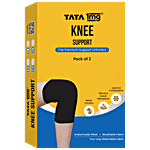 Tata 1mg Knee Cap For Pain Relief, Sports & Exercise - Large 2 pcs