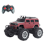 Frendo Off-Roader Rechargeable Monster Truck Remote Control Car - 4 Headlight Modes, USB C Charging, Maroon 1 pc