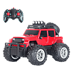Frendo Off-Roader Rechargeable Monster Truck Remote Control Car - 4 Headlight Modes, USB C Charging, Red 1 pc