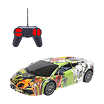 Frendo Remote Control Car - High Speed Racing 1:24 Rechargeable With Headlight, C Type Charging, Multicolour 1 pc