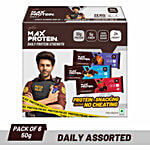 RiteBite Max Protein Daily Protein Bar - Assorted 300 g (Pack of 6)