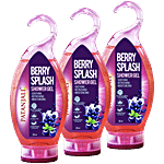 Patanjali Berry Splash Shower Gel Natural Hydrating Body Wash 520 g (Buy 2 Get 1 Free)