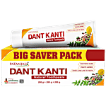 Patanjali Dant Kanti Natural Herbal Toothpaste for Oral Care 200 g (Pack of 3)