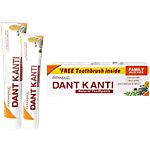 Patanjali Dant Kanti natural toothpaste for Oral Care with Herbal Formula for Strong Teeth 300 g