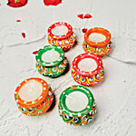 Mangal Bhavan Shagun Wax Matki Set, Eco-Friendly 6 pcs