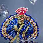 House of Festivals Ladoo Gopal Glass Pagdi - Size 2, Assorted 1 pc