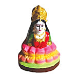Mangal Bhavan Clay Coloured Maa Gauri Idol 1 pc 4 Inches