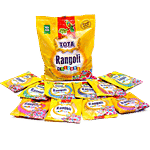 Tota Rangoli Colour Powder - Assorted Colours 10 pcs